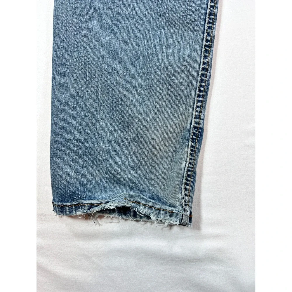 Levis 514 Straight Fit Jeans Mens 36x32 Medium Wash Blue Denim Pants 18181-0017